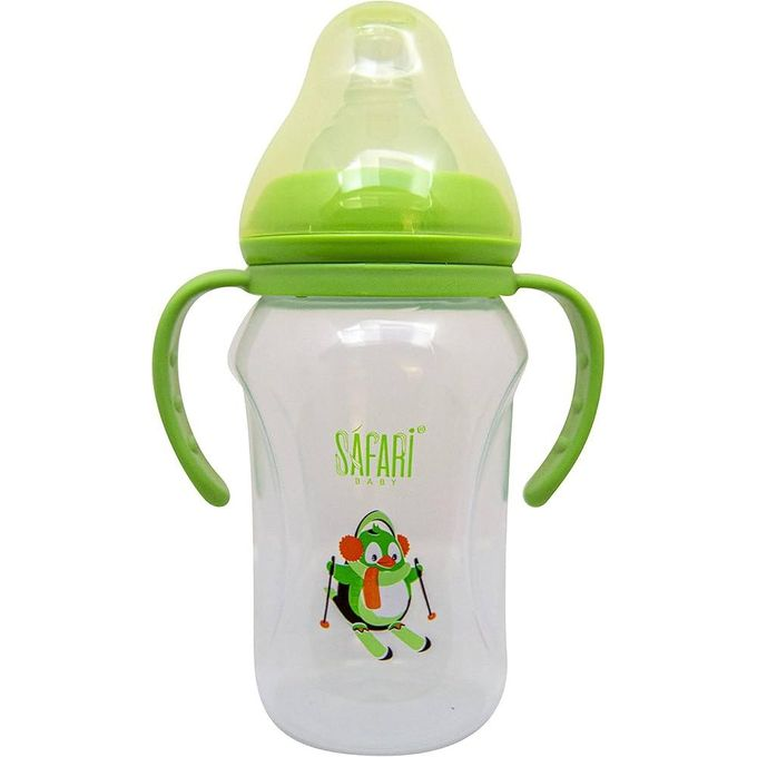 سفاري ببرونه باليد عنق عريض 270مل اخضر