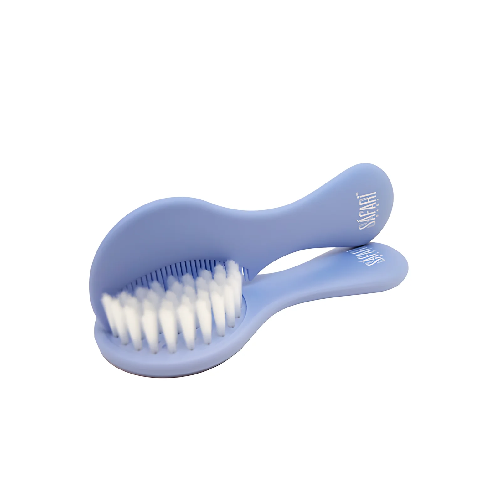 سفاري طقم فرشه ومشط شعر ناعم ازرق