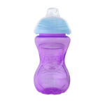 ⁦سفاري كوب تعليمى ماصة سيليكون بغطاء 330 ملى 6+ اشهر بنفسجي⁩ - الصورة ⁦3⁩