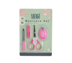 سفاري طقم العناية بالاظافر 4 قطع بينك