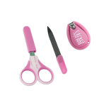 ⁦سفاري طقم العناية بالاظافر 4 قطع بينك⁩ - الصورة ⁦2⁩