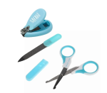 ⁦سفاري طقم العناية بالاظافر 4 قطع ازرق⁩ - الصورة ⁦2⁩