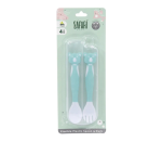 سفاري طقم شوكه وملعقه سفارى ازرق قابله للثني ازرق