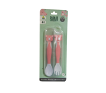 سفاري طقم شوكه وملعقه سفارى بينك قابله للثني بينك