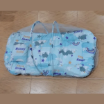 ناموسية أطفال سرير من الفايبر و القطن مع وسادة 45*75 سم