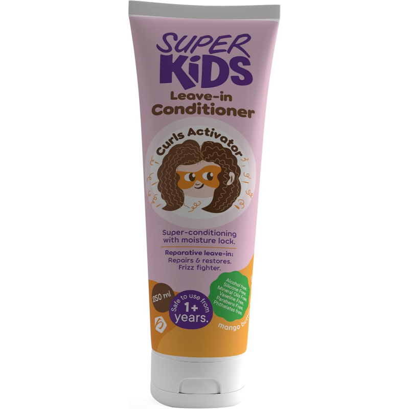سوبر كيدز بلسم ليف ان للشعر الكيرلي 250 مل