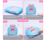 ⁦بطاقات فلاش قارئ كروت لتعليم الأطفال لعبة للتعلم بالصوت والصورة قابلة للشحن عربى وانجليزى| الوان متعددة⁩ - الصورة ⁦2⁩