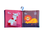 ⁦كتاب قماش ناعم للاطفال قطعة واحدة من عمر 3 شهور لثلاث سنوات | الوان متعددة⁩ - الصورة ⁦3⁩