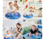 ⁦سجادة، مرتبة مائية للرضع طرية مقاس ٦٥ سم وبها صور ومجسمات لتلهية الطفل تملأ بالهواء من الجوانب وبالماء من الوسط (شكل دائرى)⁩ - الصورة ⁦2⁩